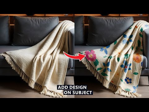 How to apply design on subject in Adobe Photoshop  Tutorial for beginners