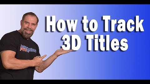 Easy track 3D text titles, Corel VideoStudio 2022