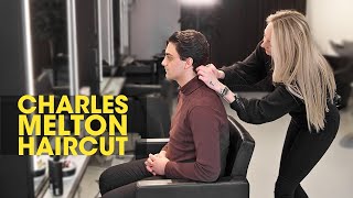 Sleek flow hairstyle Like Charles Melton long hair