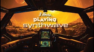 3-Hour SPACE JOURNEY 🚀🛸 80's Synthwave radio - Retrowave - beats to chill\/game to