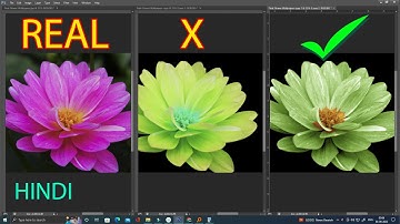 How To Change Flower Color Properly | Textile Designing | Photoshop Tutorial