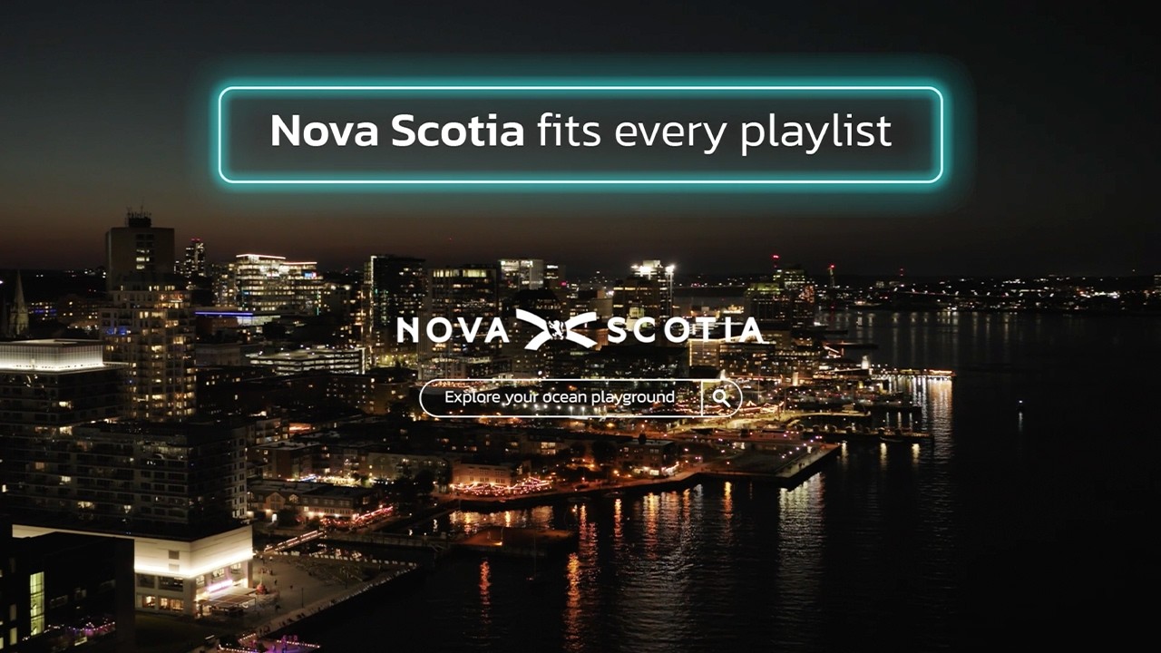 Nova Scotia — Nova Scotia fits every playlist (YouTube video ad)