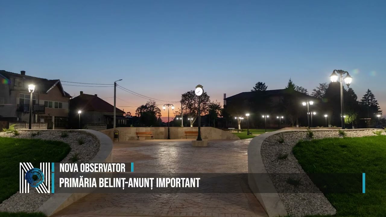 Primăria Belinț-anunț important