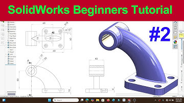 SolidWorks Beginners Tutorial #2 | Learn 3D CAD Modeling Step by Step