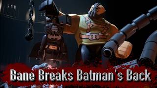 Bane Breaks Batmans Back (Lego Batman: Legacy Of The Dark Knight)