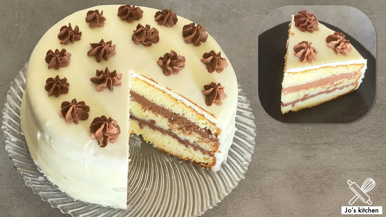 Gâteau Ganache Chocolat et Glaçage Chocolat Blanc mascarpone ★ Recette simple, originale & détaillée