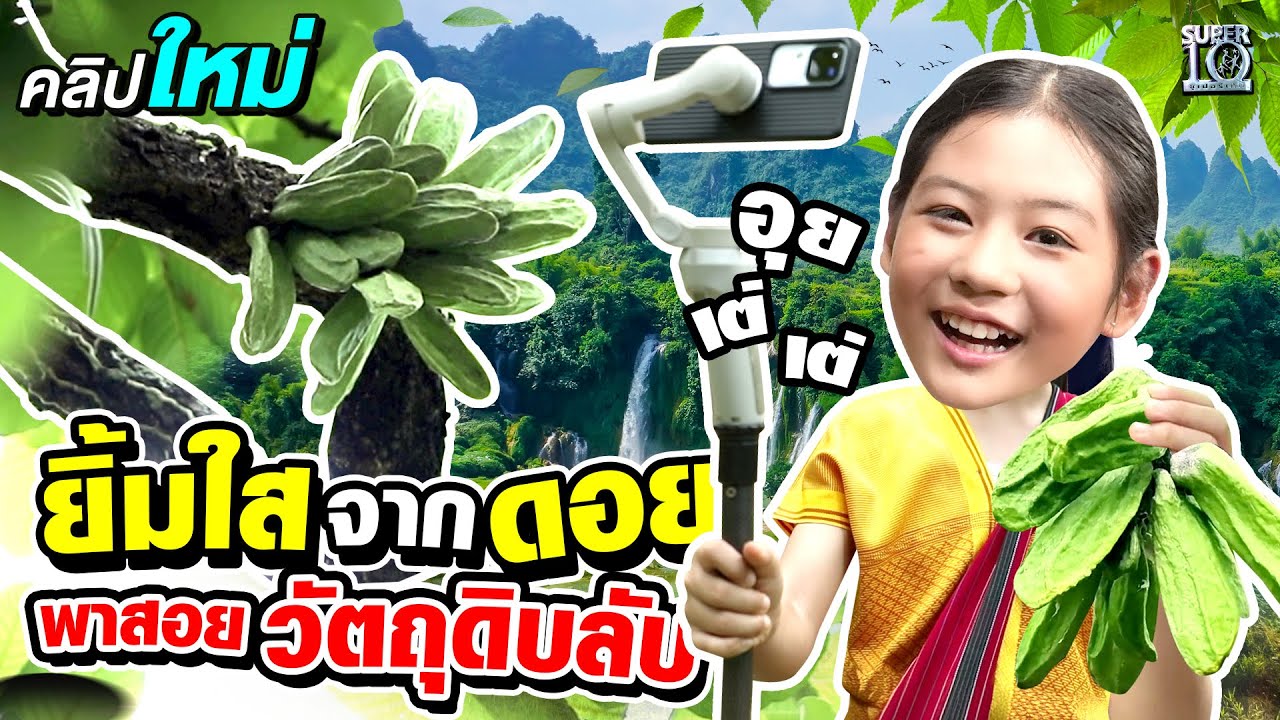 ดูแล้วจะตกหลุมรัก ยูทูบเบอร์ชาวกะเหรี่ยง #น้องพรีม พาไปสอยของป่า | SUPER10