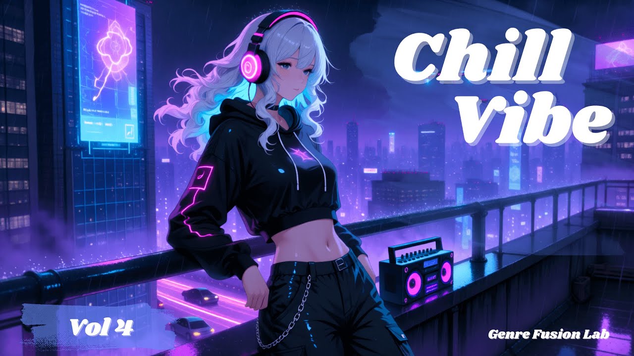 Chill Vibe Vol.4 | Lofi × Trap | Urban Waves for Chill Night Sessions