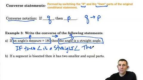Geometry 2.2 Conditional Statements