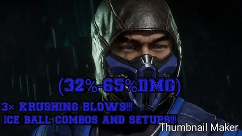 "THE GRANDMASTER OF MK11" Mk11 Sub-Zero High Damage Combos