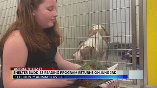 Pitt County Animal Services Shelter Buddies Reading Program begins June 3