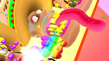 Teeth Runner 🧶😶👸 IOS Android Gameplay Walkthrough Levels #22 OIV83 UI495