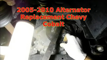 Replace The Alternator On A 2005-2010 Chevy Cobalt