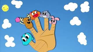 Gumball Finger Family Nursery Rhyme Cartoon