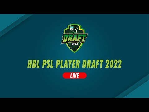 HBL PSL Player Draft 2022 |Live| #HBLPSLDRAFT #HBLPSL7