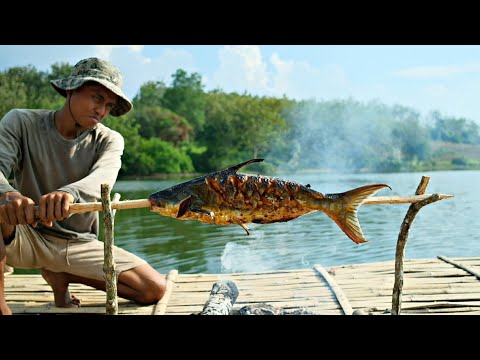 MEMBUAT RUMAH APUNG DAPAT 5 IKAN PATIN BESAR-BESAR