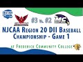 2024 njcaa region 20 dii baseball championship  game 1 3 ccbc catonsville vs 2 montgomery