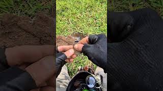 moeda imperial localizada com detector de metal de The Legend 2 da nokta #detector #detectorismo