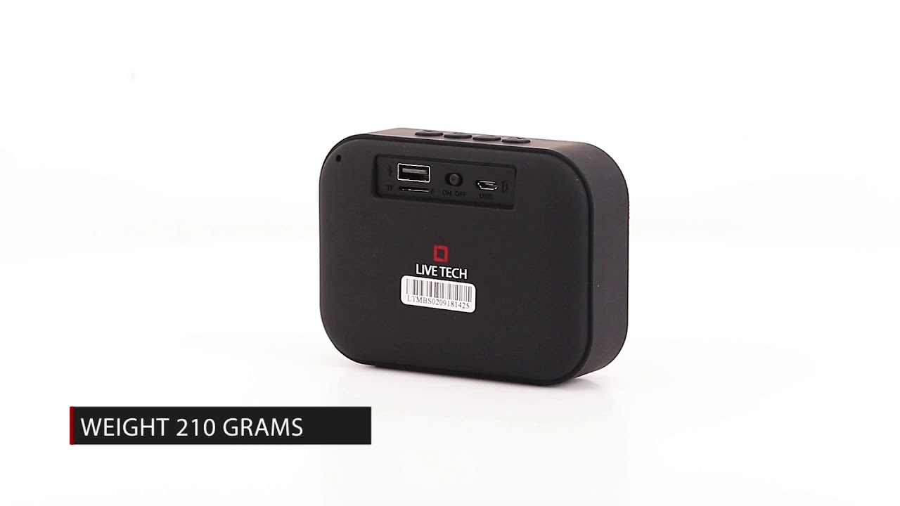 live tech bluetooth speakers