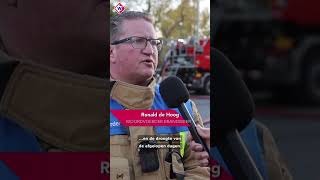 Groot stuk duingebied verwoest door brand | #shorts