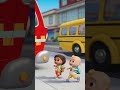 バスでしゅつどう！ 🚌🚒 #Shorts #ココメロン #人気の童謡