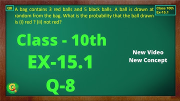 Ex 15.1 Q8 Class10 | Probability | Exercise 15.1 | Class10 Math | Class10 Ex 15.1 Q8 | Green Board