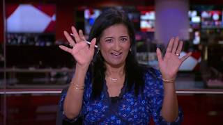 BBC News presenter forgets she's still on air (14 October 2026)