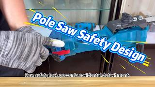 Safety Demonstration Of New Pole Saw No More Pinched Hands