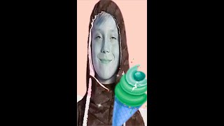 How not to eat ice cream! #shorts Cool Funny video by SanulkaShow