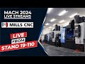 Mills cnc live at mach 2024 with mtdcnc