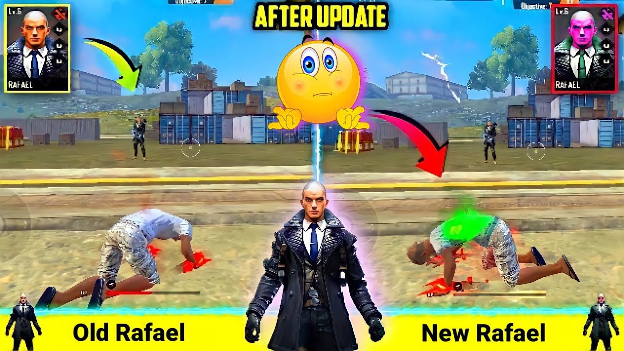Old Rafael OLD RAFAEL VS NEW RAFAEL ABILITY TEST FREE FIRE- para SAMSUNG,A3,A5,A6 ...