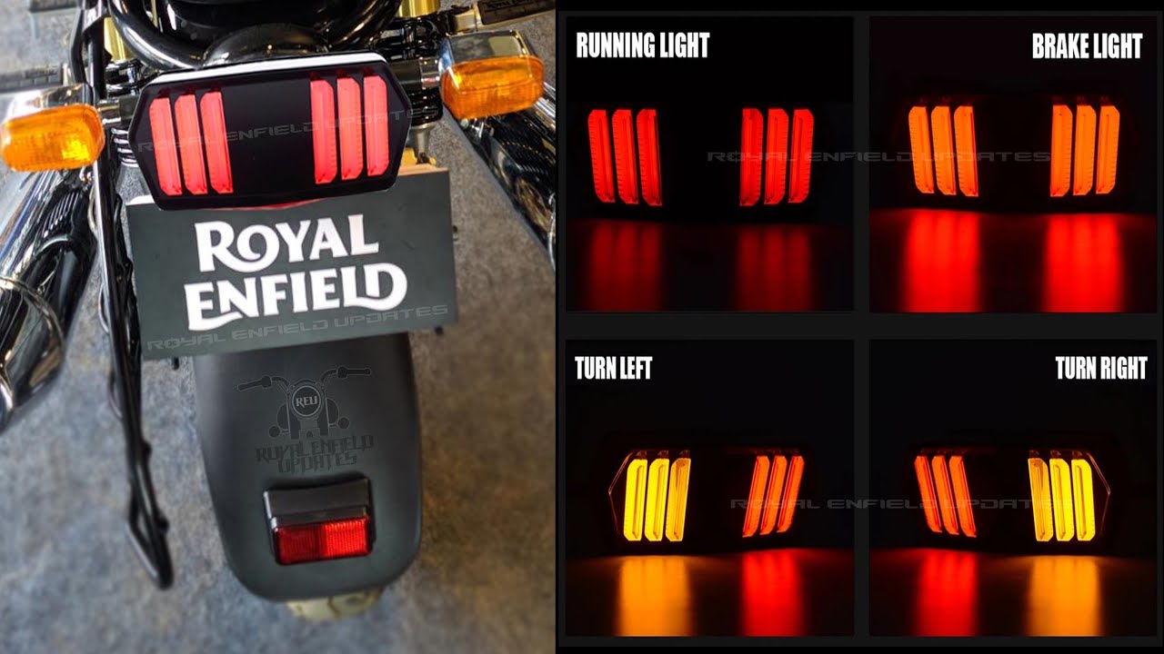 custom tail light for royal enfield