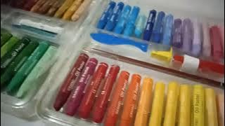 SMP ISLAM KALIBARU : Oil Pastel Painting (a way back home) by Geby Yela Yolanda