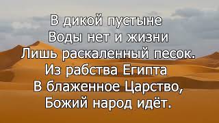 &quot;В дикой пустыне&quot;. Караоке с голосом. Христианская песня. Андрей Карпенко.