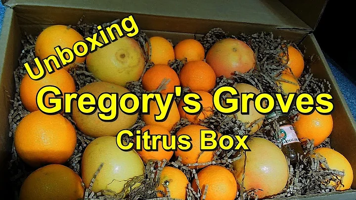 WORTH THE COST? Gregory's Groves Citrus Fruit Box review and unboxing - Dundee Florida - RM00142