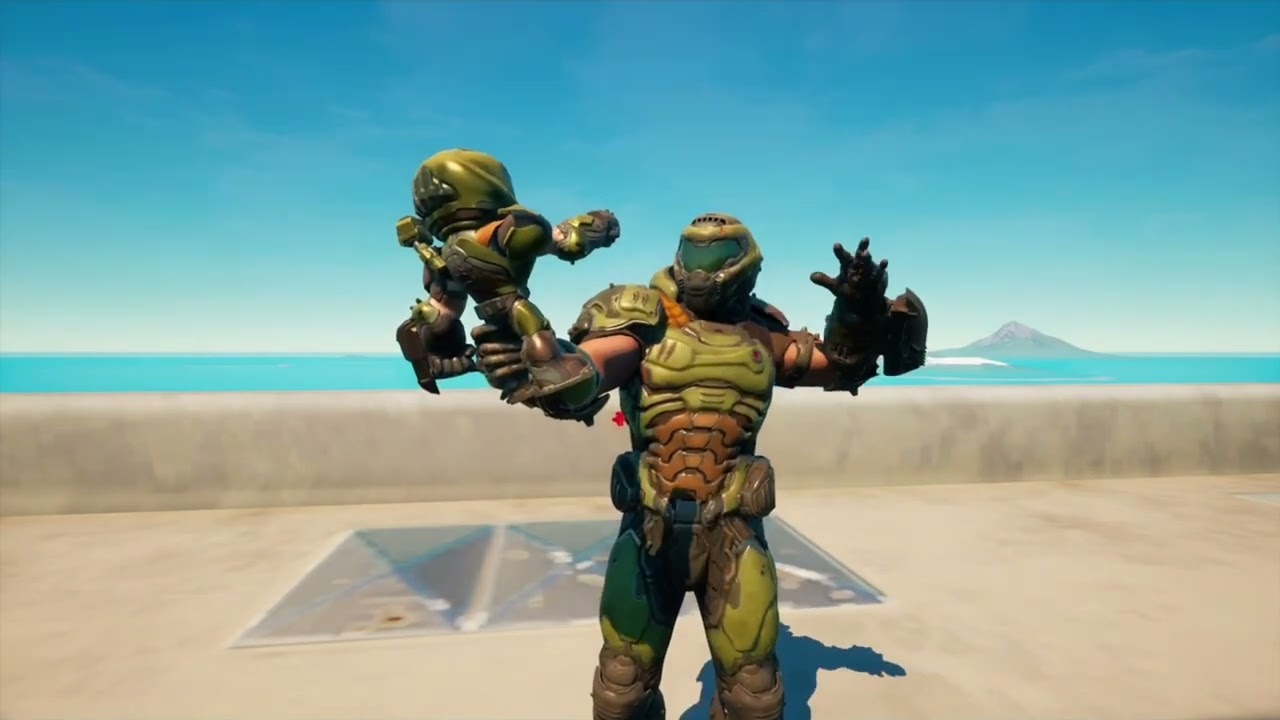 Doom Guy + Mini Slayer Fistbump