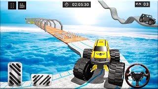 3D Grand Monster Truck Stunts Driver - Gameplay Android game - impossible monster truck games screenshot 2