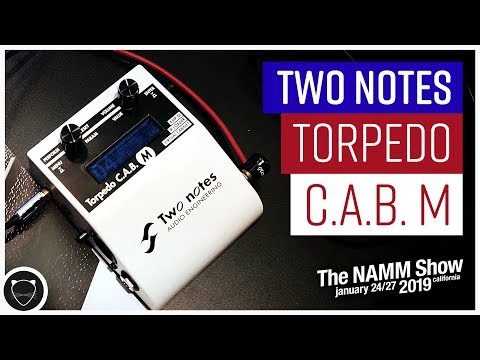 awesome-new-cab-sim-pedal---two-notes-torpedo-c.a.b.-m-|-namm-2019