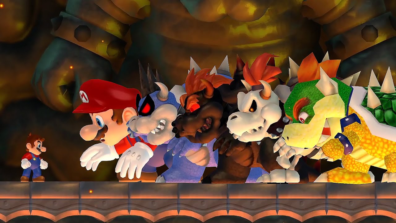 New Super Mario Bros. Wii - Top 5 Final Bosses - YouTube