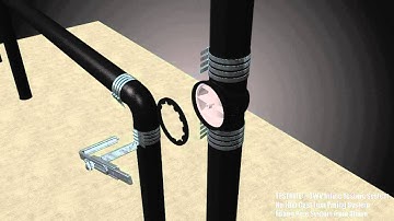 TESTRITE No Hub Cast Iron Piping System   Filling Pipe System from Above