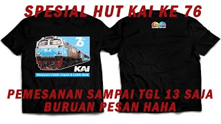 Kaos Railfans Kereta Api HUT KAI 76