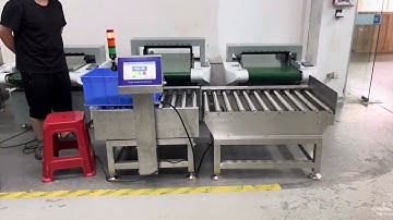 Big load weight checkweigher with roller and collection