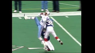 Haywood Jeffires Wins Jump-ball Between Bills Defenders - 1992