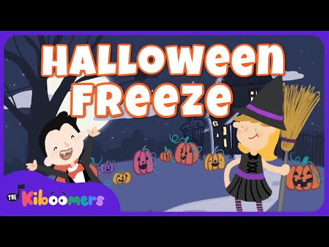 Halloween Freeze Dance - The Kiboomers Halloween Song - Circle