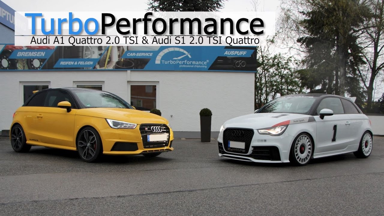 💥Audi A1 Quattro 2.0 TFSI (8X) und Audi S1 2.0 TFSI Quattro (8X)💥 mit  TurboPerformance Tuning 🚗💨🔥 