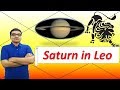 Saturn in Leo (Traits and Characteristics) | Vedic Astrology