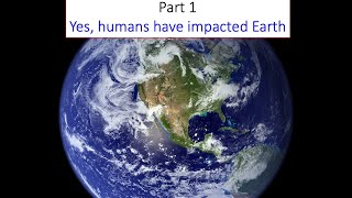 Humans & ecosystems part 1