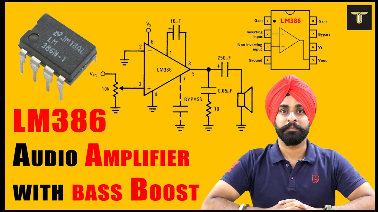 How to Make Audio Amplifier at Home | LM386 Audio Amplifier with Bass