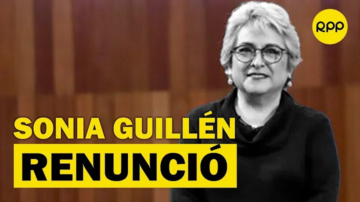 Sonia Guilln renunci a su cargo como ministra de C...