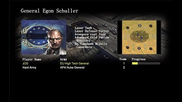 Zero Hour Generals 2 Mod: EU High Tech General vs APA Nuke General